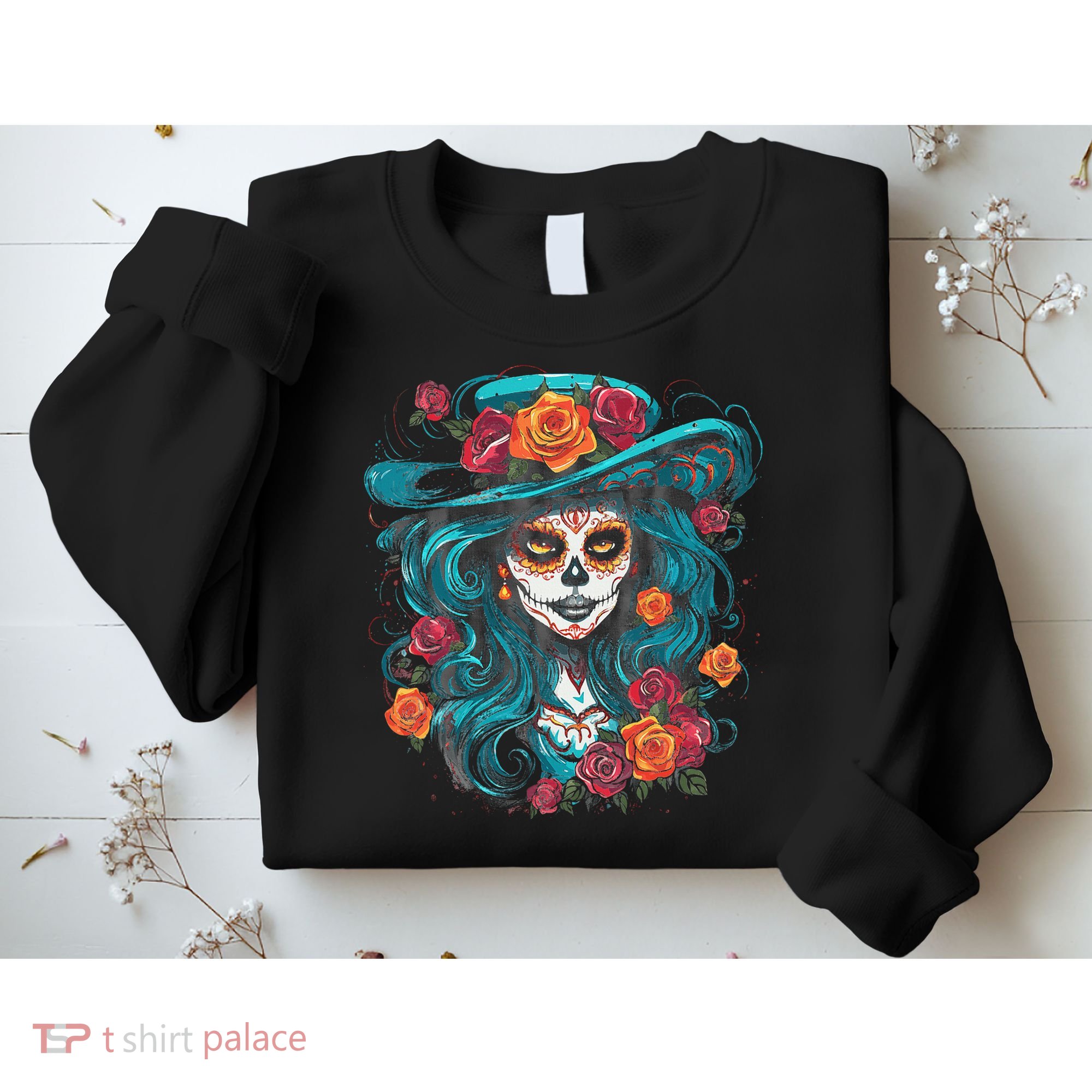 De Los Muertos La Catrina Day of the Dead Sweatshirt