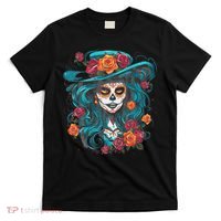 De Los Muertos La Catrina Day of the Dead T-Shirt thumb 0