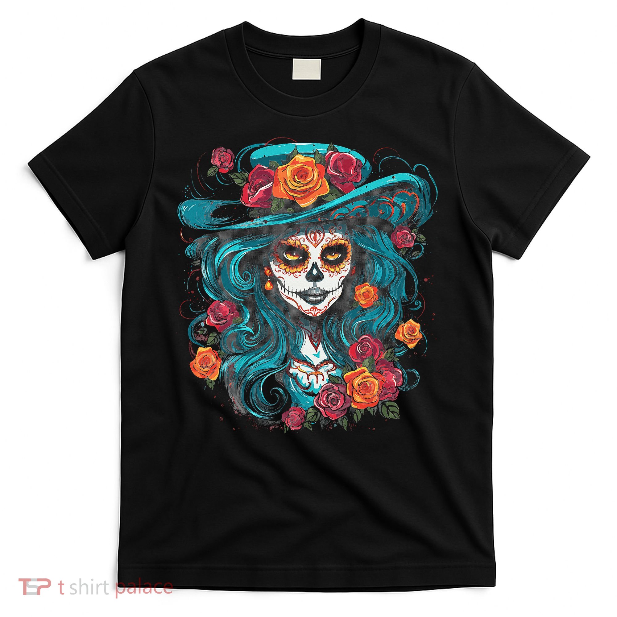 De Los Muertos La Catrina Day of the Dead T-Shirt