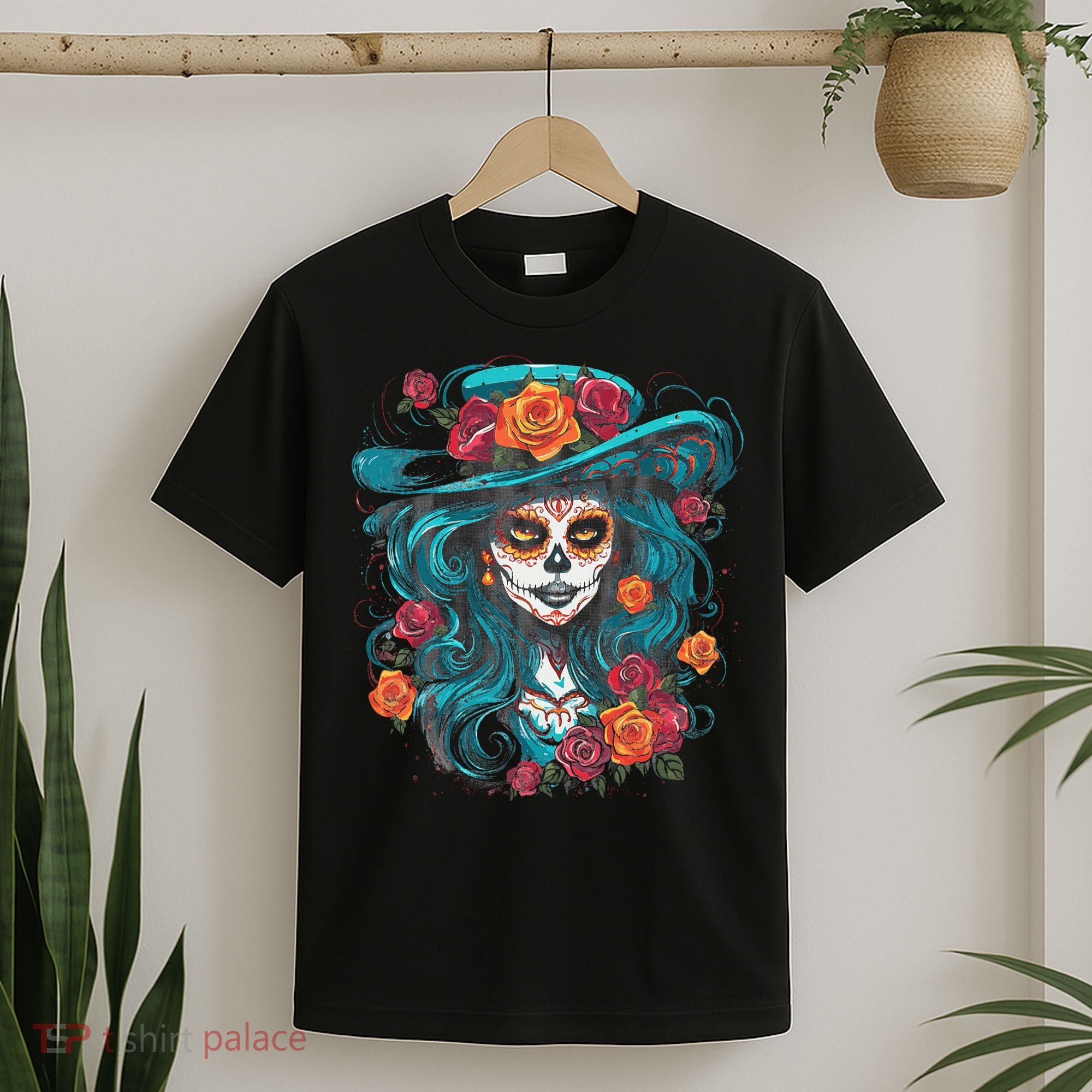 De Los Muertos La Catrina Day of the Dead T-Shirt