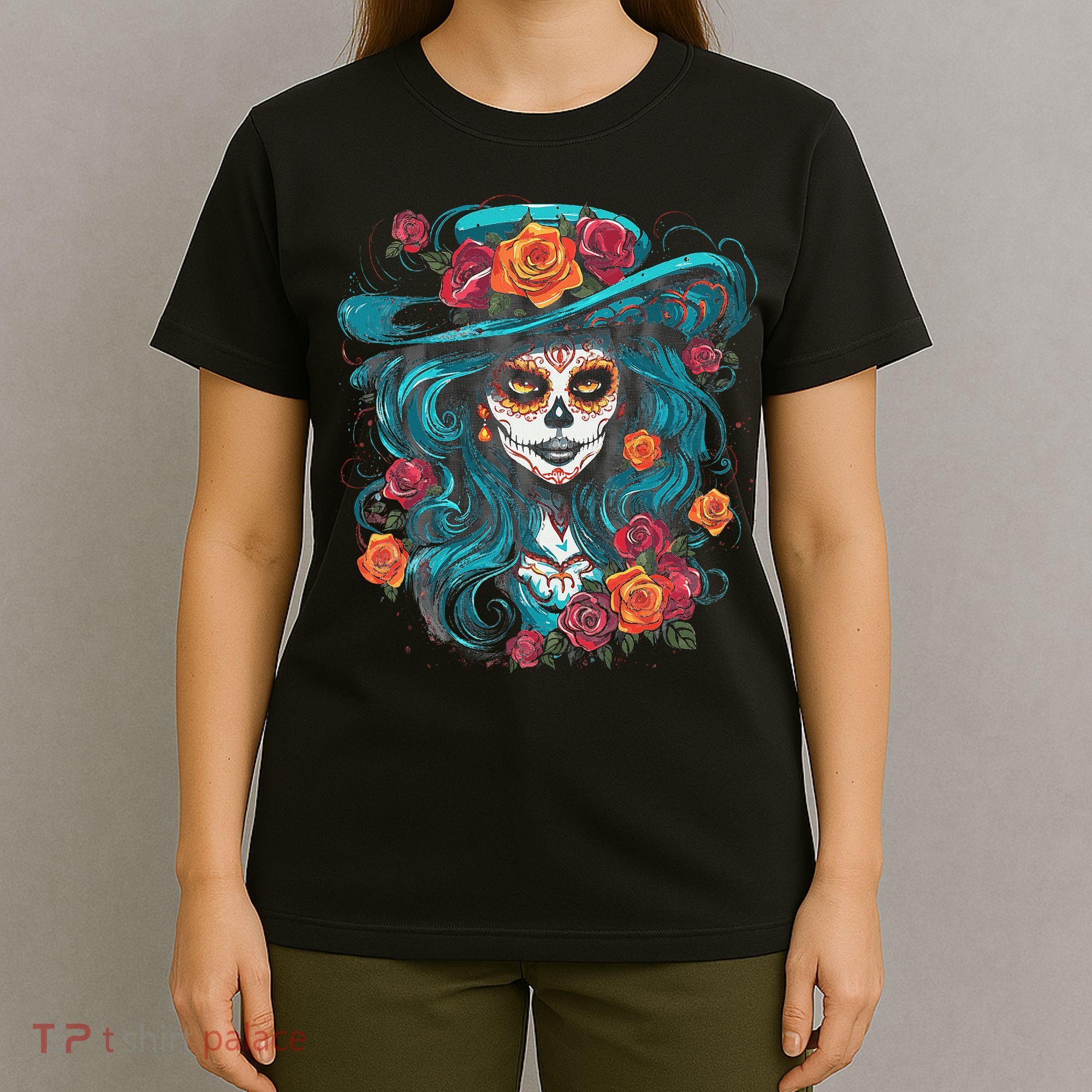 De Los Muertos La Catrina Day of the Dead T-Shirt
