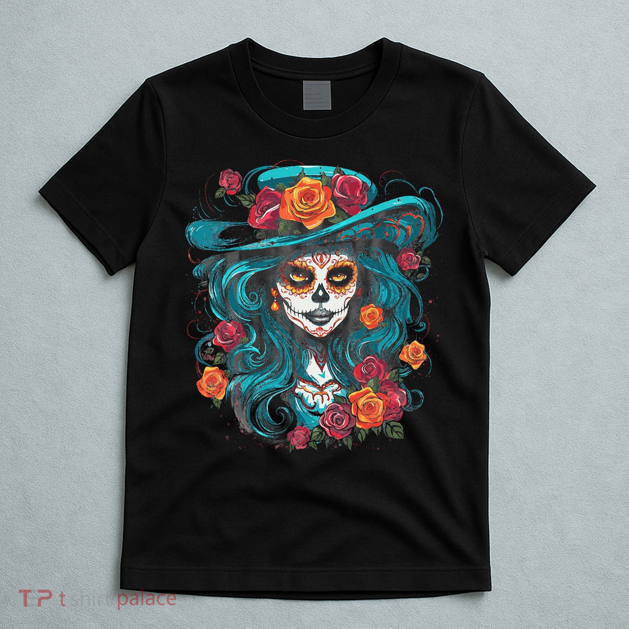 De Los Muertos La Catrina Day of the Dead T-Shirt