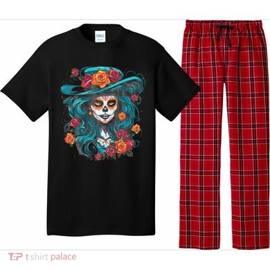 De Los Muertos La Catrina Day of the Dead Pajama Set