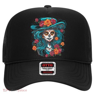 De Los Muertos La Catrina Day of the Dead Hat