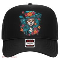 De Los Muertos La Catrina Day of the Dead Hat thumb 0