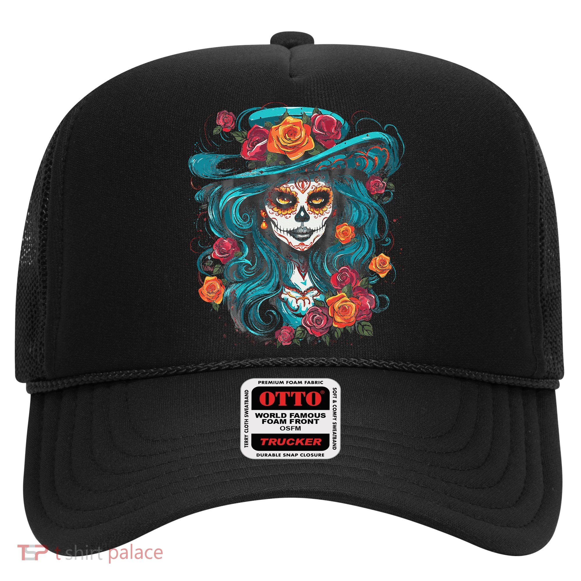 De Los Muertos La Catrina Day of the Dead Hat