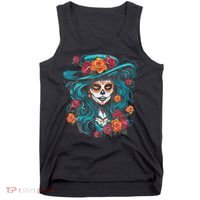 De Los Muertos La Catrina Day of the Dead Tank Top thumb 0