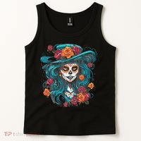 De Los Muertos La Catrina Day of the Dead Tank Top thumb 2