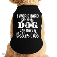 Dog Lovers Motivational Quote Doggie Tank thumb 0
