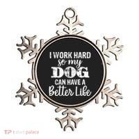 Dog Lovers Motivational Quote Ornament thumb 0