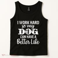Dog Lovers Motivational Quote Tank Top thumb 2