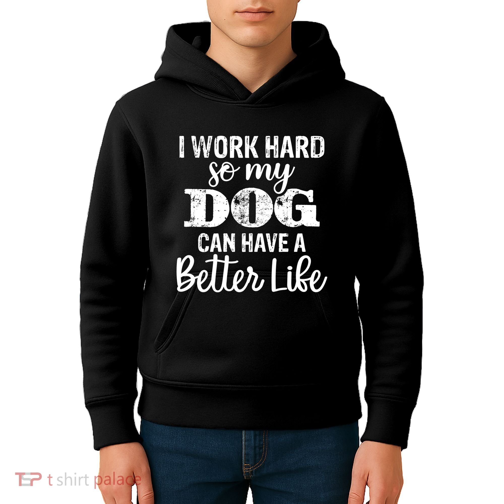 Dog Lovers Motivational Quote Kids Hoodie