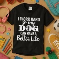 Dog Lovers Motivational Quote Kids T-Shirt thumb 3