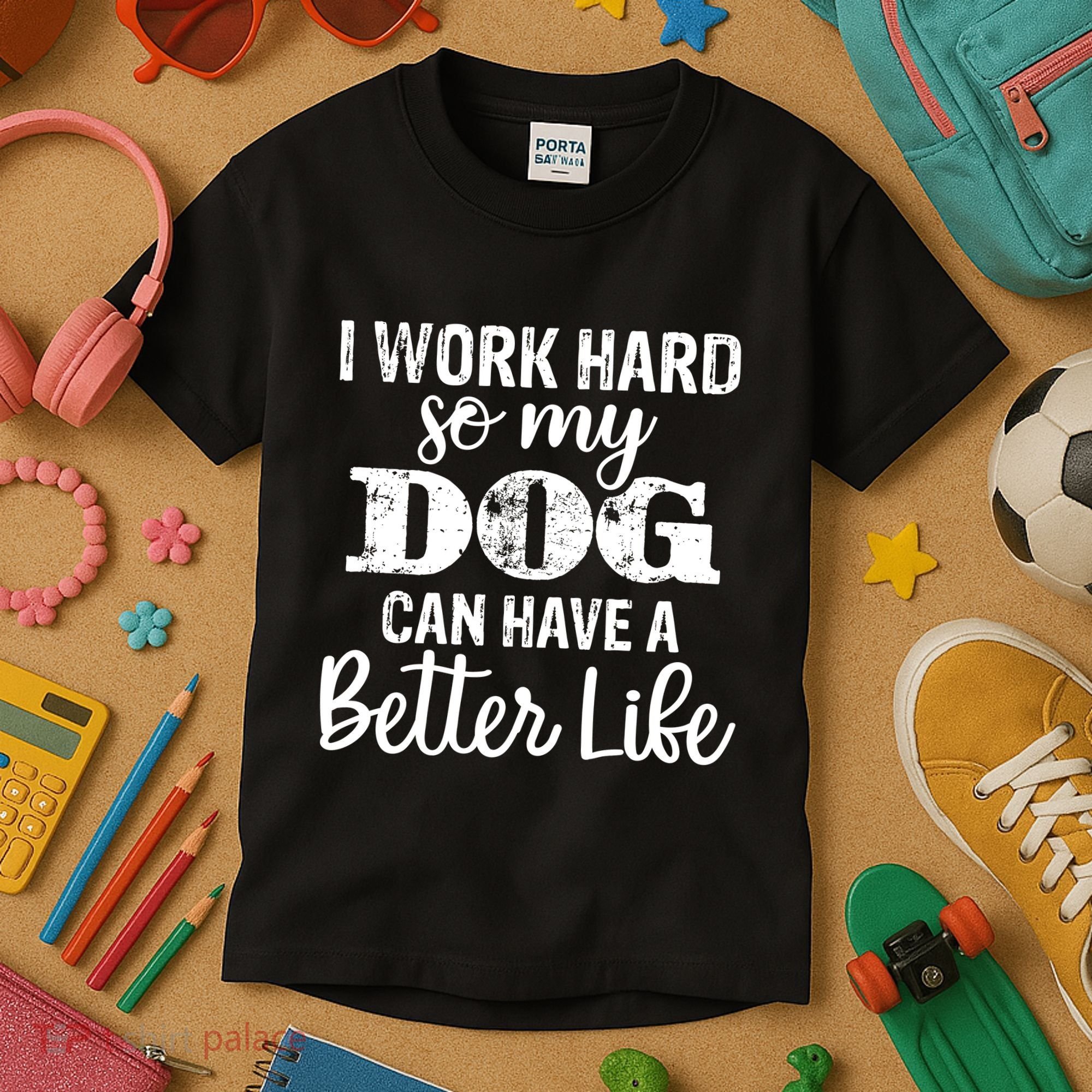 Dog Lovers Motivational Quote Kids T-Shirt