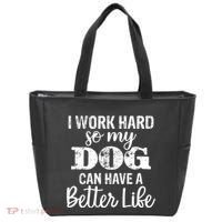 Dog Lovers Motivational Quote Tote Bag thumb 0