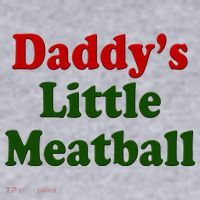 Daddys Little Meatball Cute Gift Women's Sweatshirt thumb 2