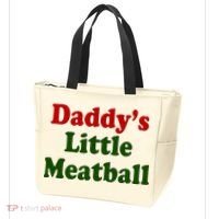 Daddys Little Meatball Cute Gift Tote Bag thumb 3