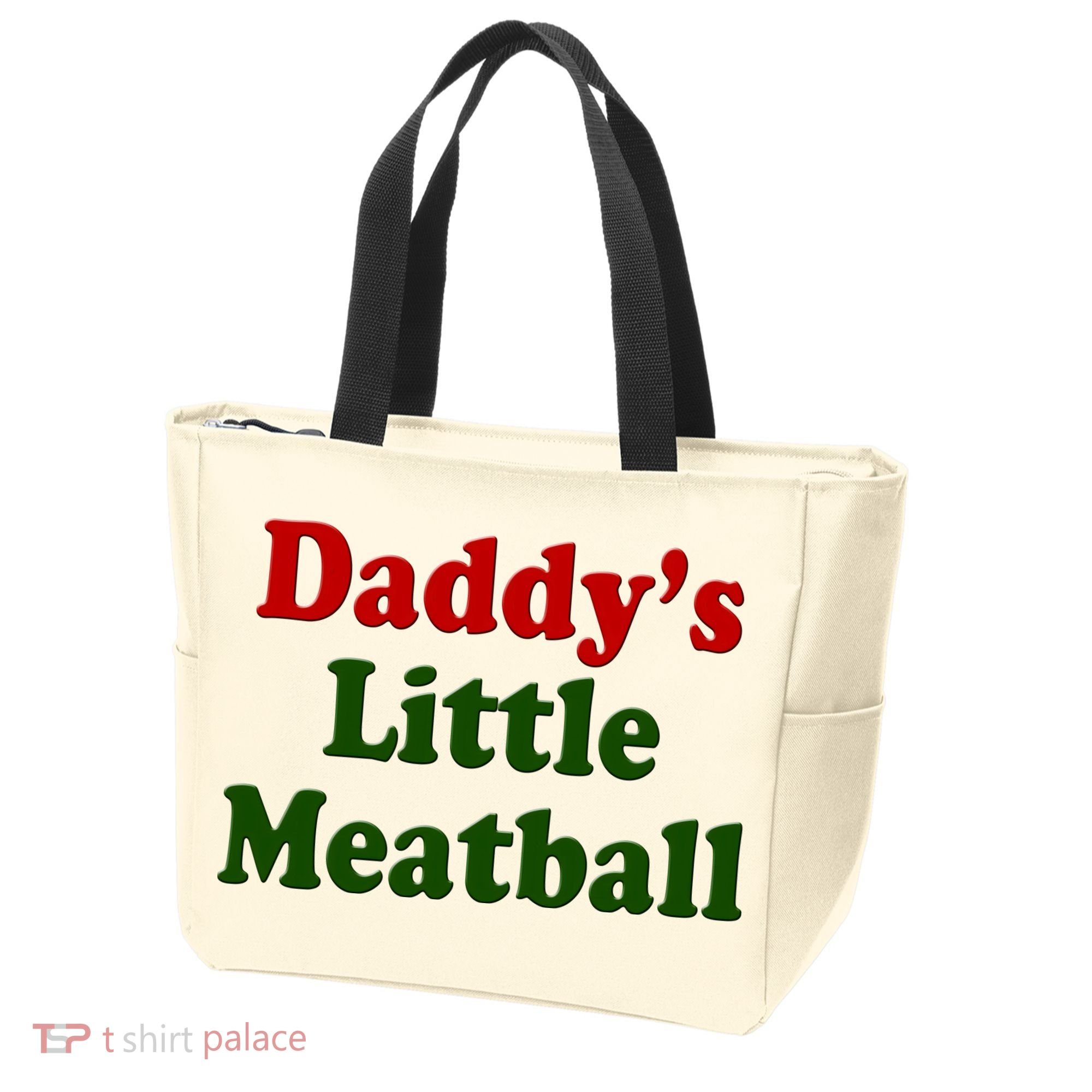 Daddys Little Meatball Cute Gift Tote Bag