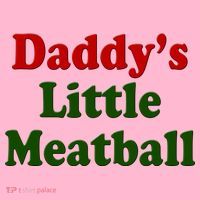 Daddys Little Meatball Cute Gift Coaster thumb 2