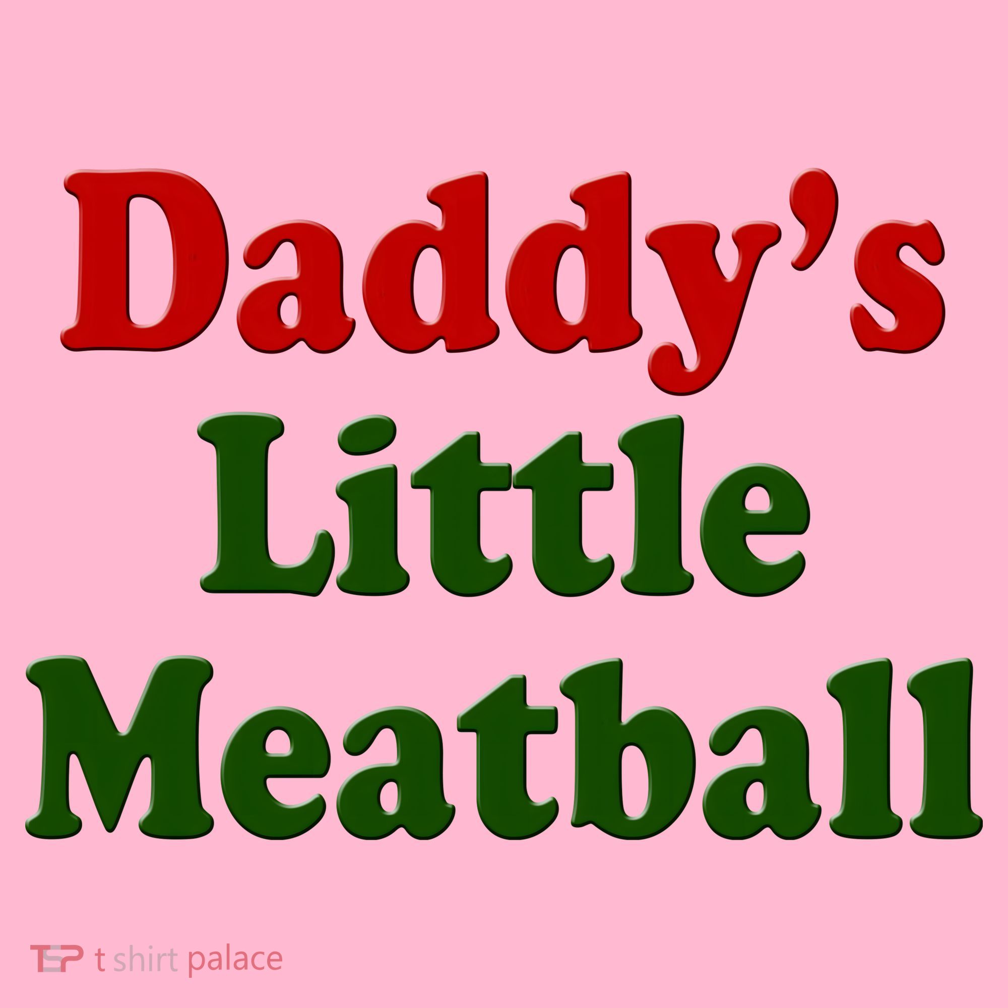 Daddys Little Meatball Cute Gift Coaster