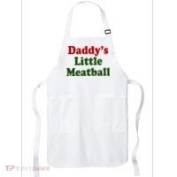 Daddys Little Meatball Cute Gift Apron thumb 0