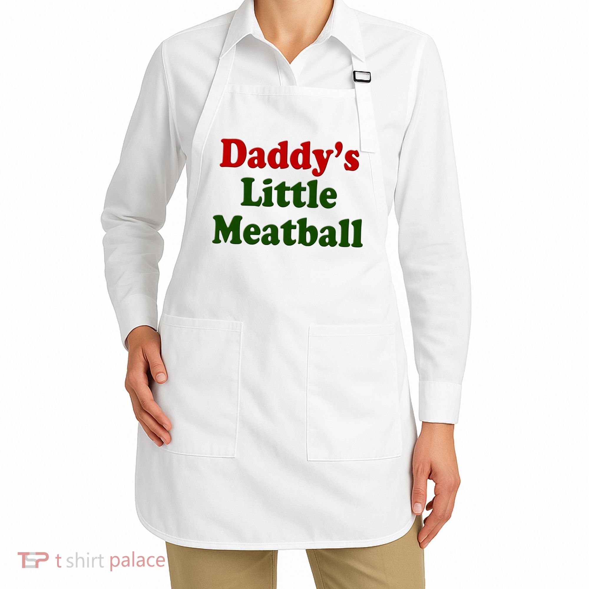 Daddys Little Meatball Cute Gift Apron