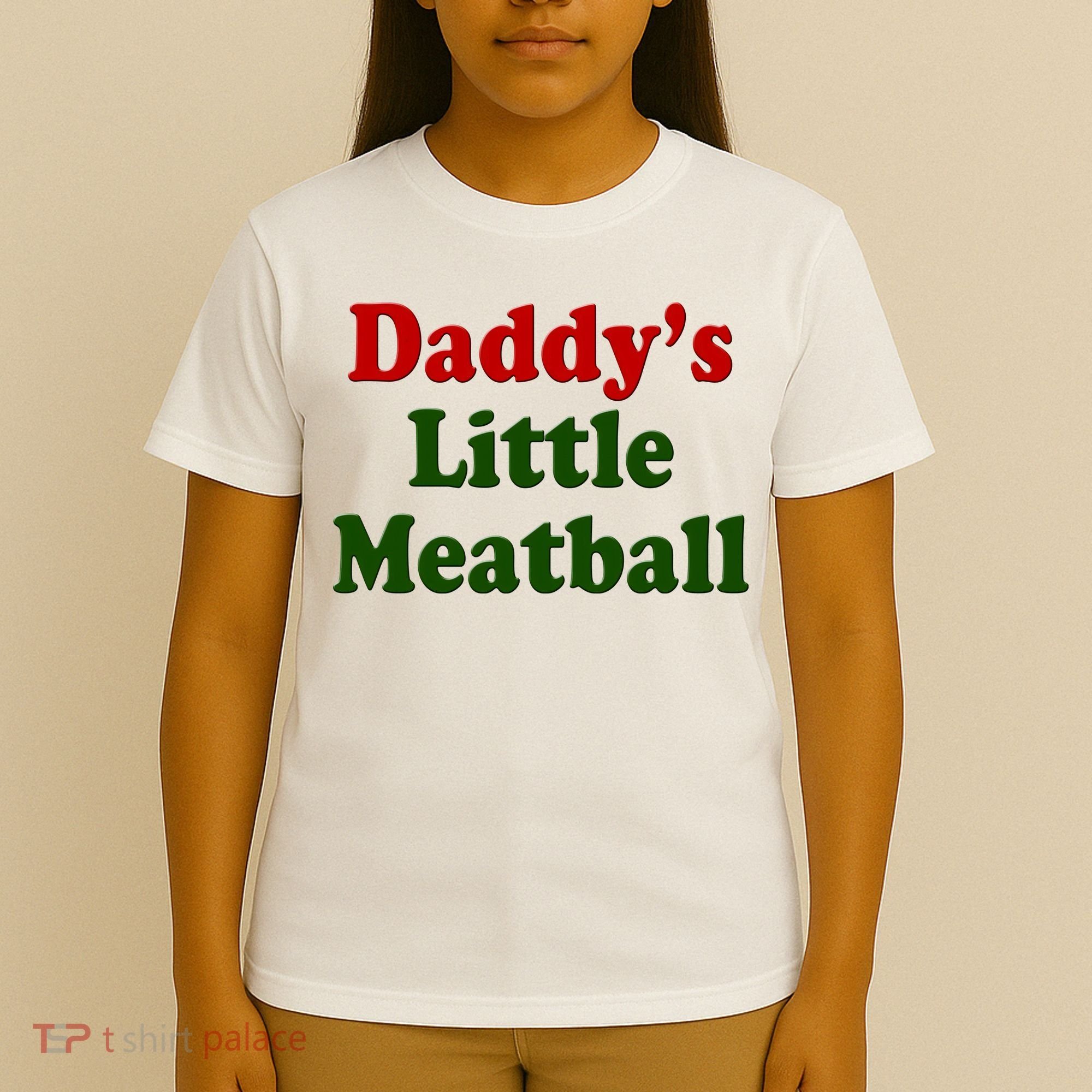 Daddys Little Meatball Cute Gift T-Shirt
