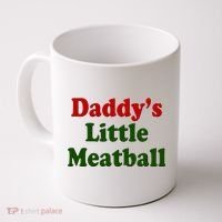 Daddys Little Meatball Cute Gift Coffee Mug thumb 0
