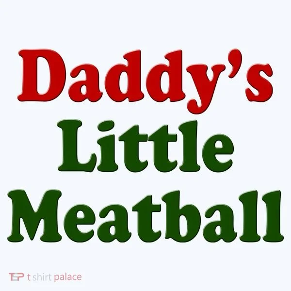 Daddys Little Meatball Cute Gift Women's Hoodie