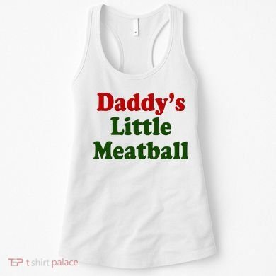 Daddys Little Meatball Cute Gift Women's Tank Top