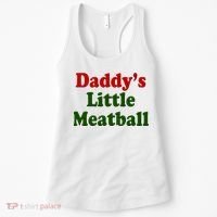 Daddys Little Meatball Cute Gift Women's Tank Top thumb 0