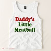 Daddys Little Meatball Cute Gift Tank Top thumb 2