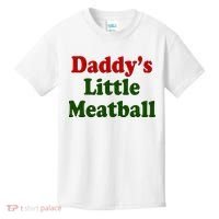Daddys Little Meatball Cute Gift Kids T-Shirt thumb 0