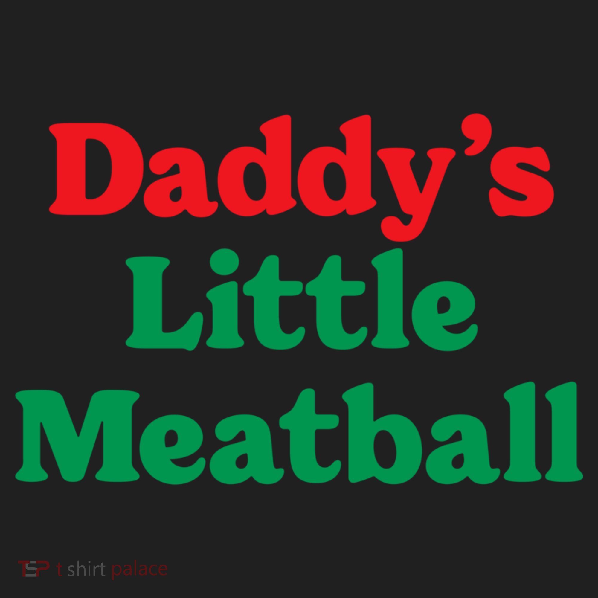 Daddy Little Meatball Italian Ironic Funny Meme Trendy Unisex Women's Sweatshirt