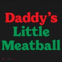 Daddy Little Meatball Italian Ironic Funny Meme Trendy Unisex Tote Bag thumb 4