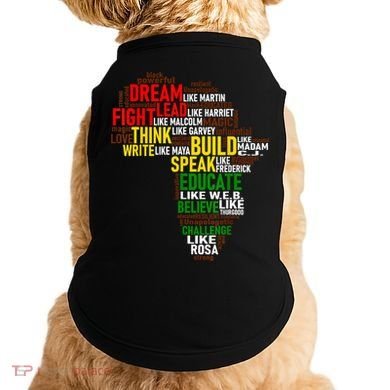 Dream Like Martin Black History Month African Celebration Doggie Tank