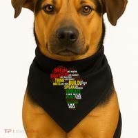 Dream Like Martin Black History Month African Celebration USA-Made Doggie Bandana thumb 1