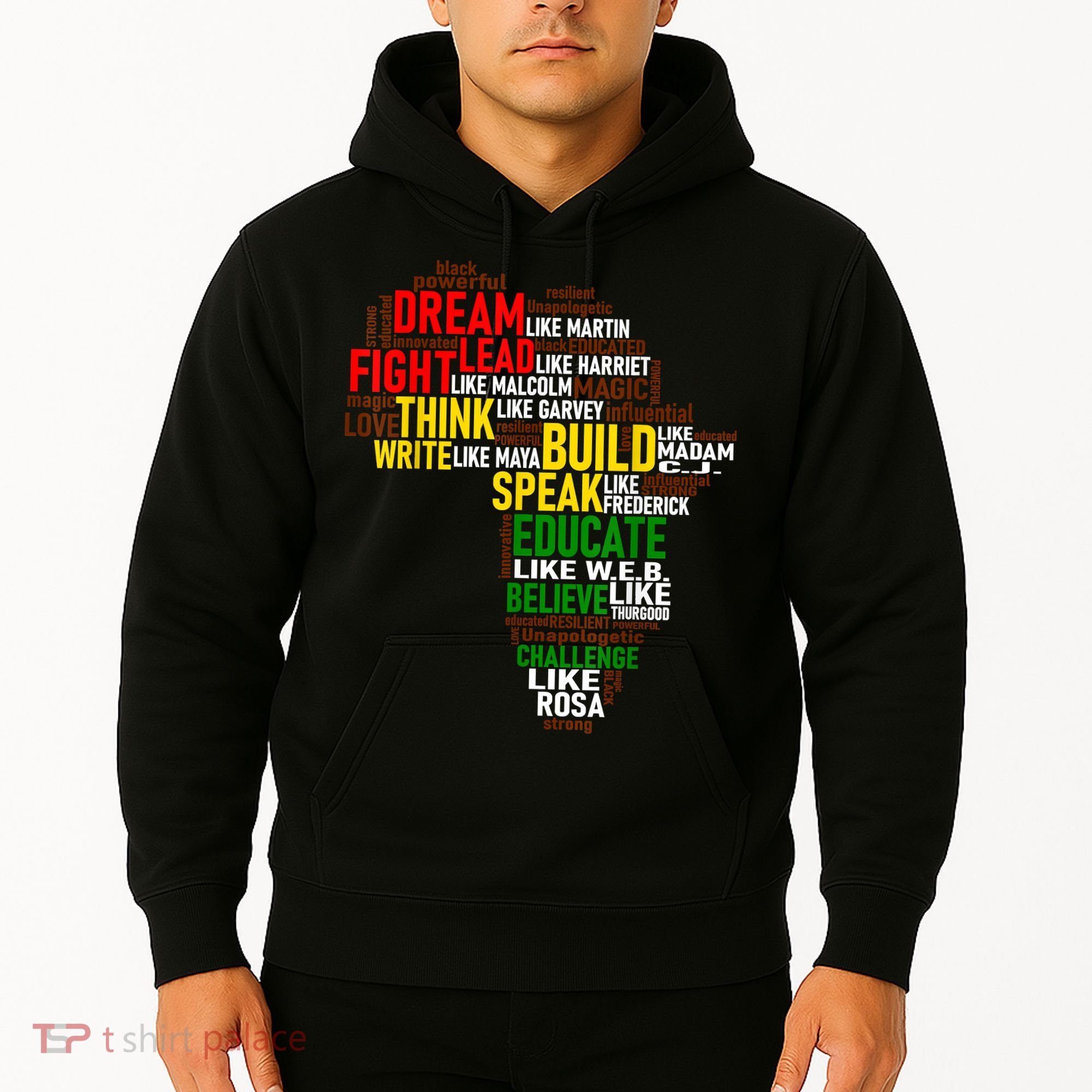 Dream Like Martin Black History Month African Celebration Hoodie