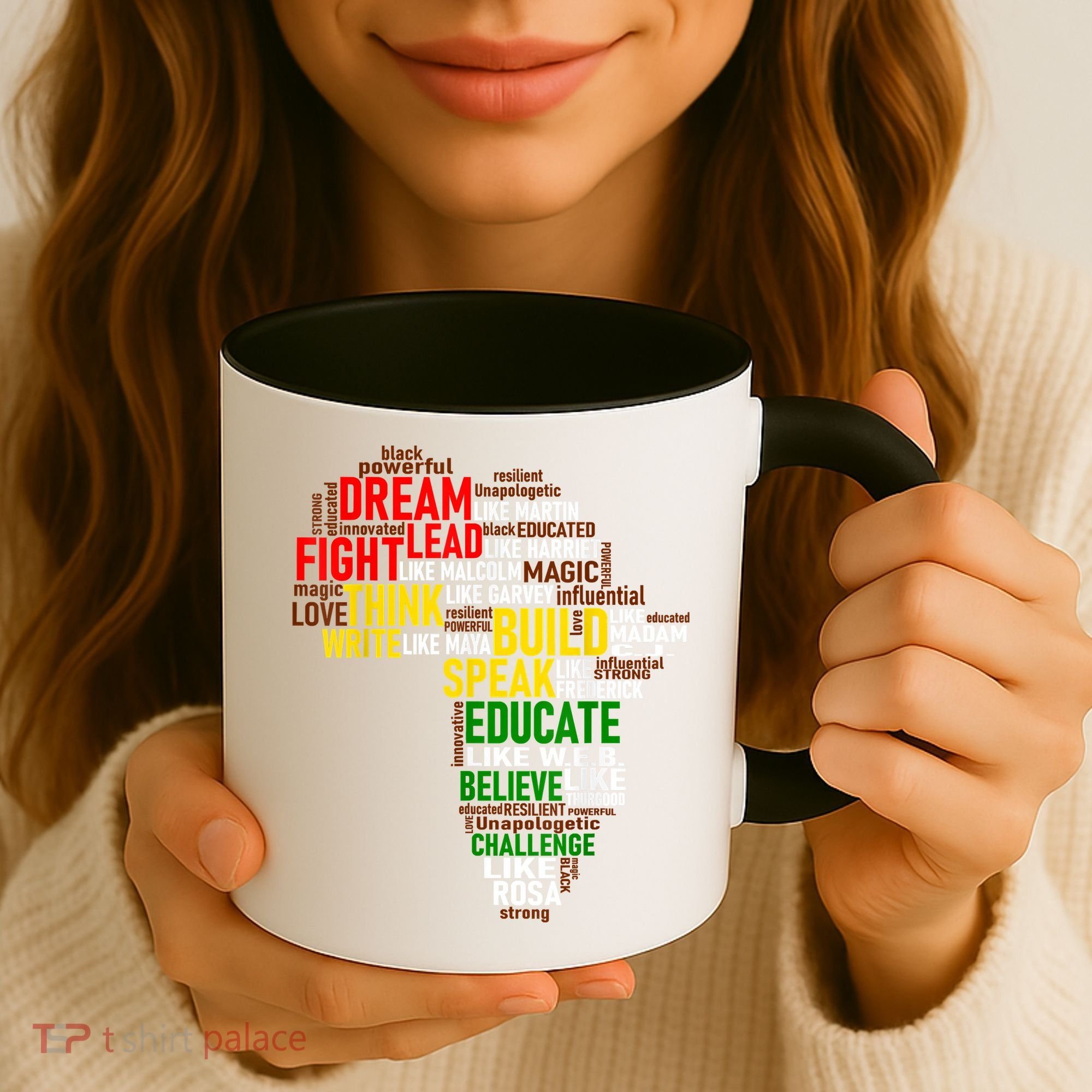 Dream Like Martin Black History Month African Celebration Coffee Mug