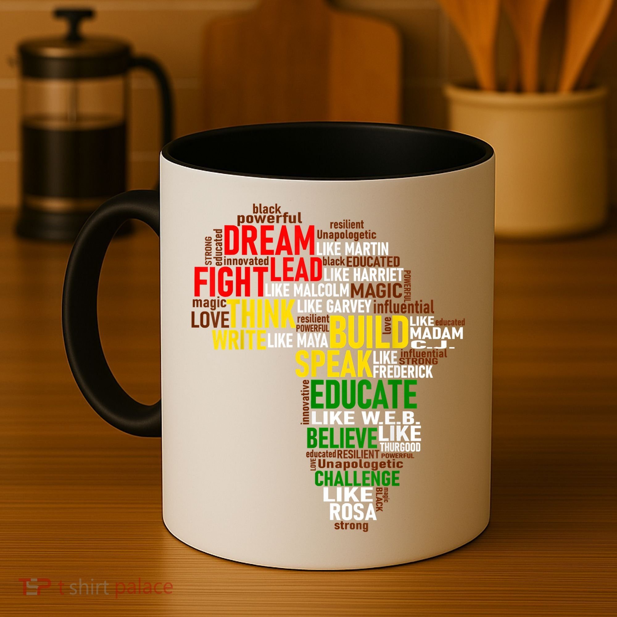 Dream Like Martin Black History Month African Celebration Coffee Mug