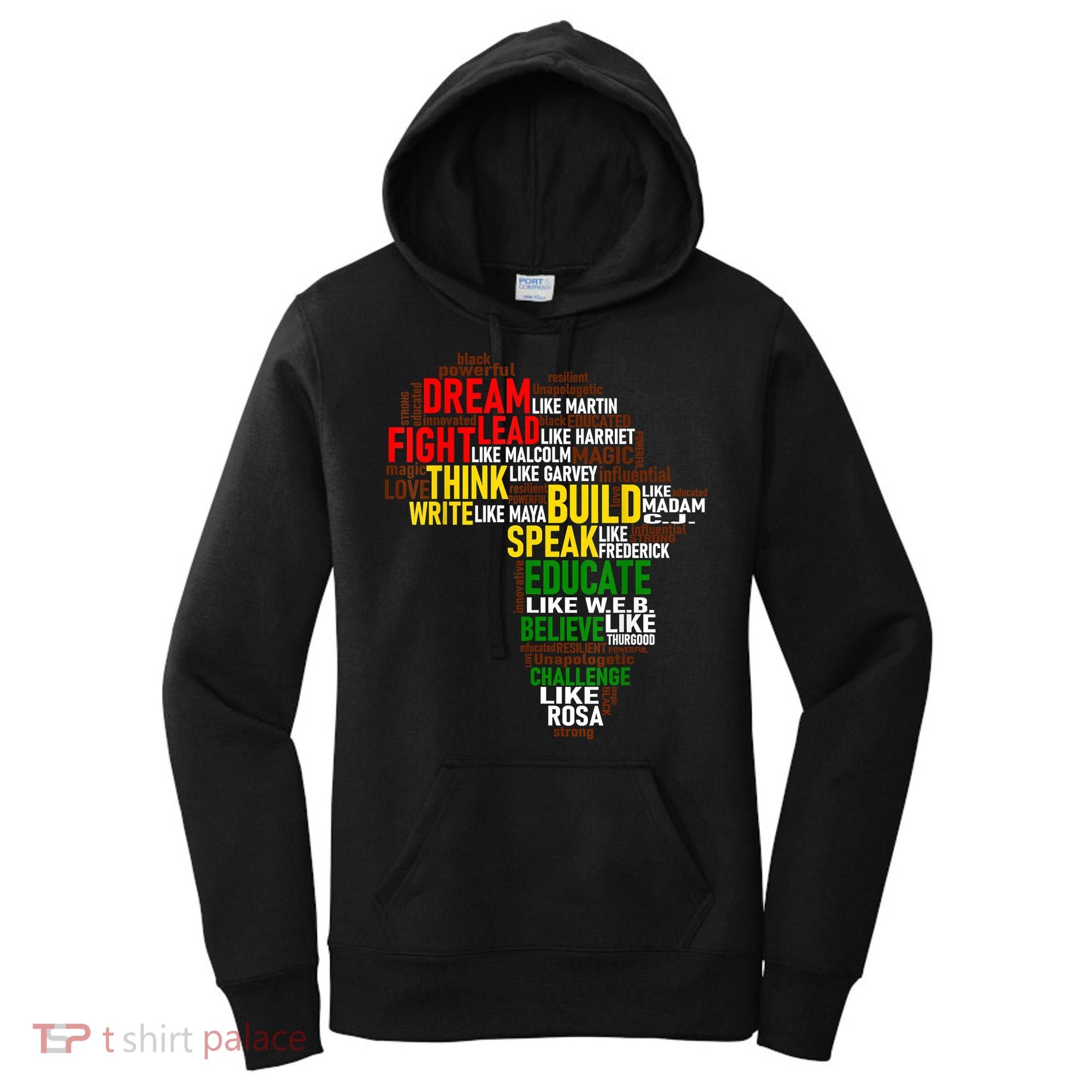 Dream Like Martin Black History Month African Celebration Women's Hoodie