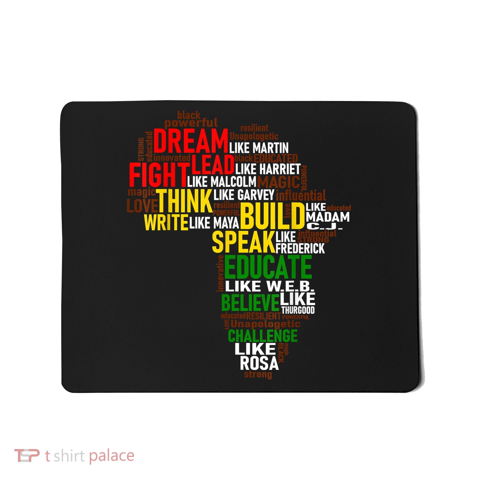 Dream Like Martin Black History Month African Celebration Mousepad