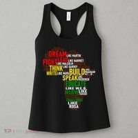 Dream Like Martin Black History Month African Celebration Women's Tank Top thumb 3