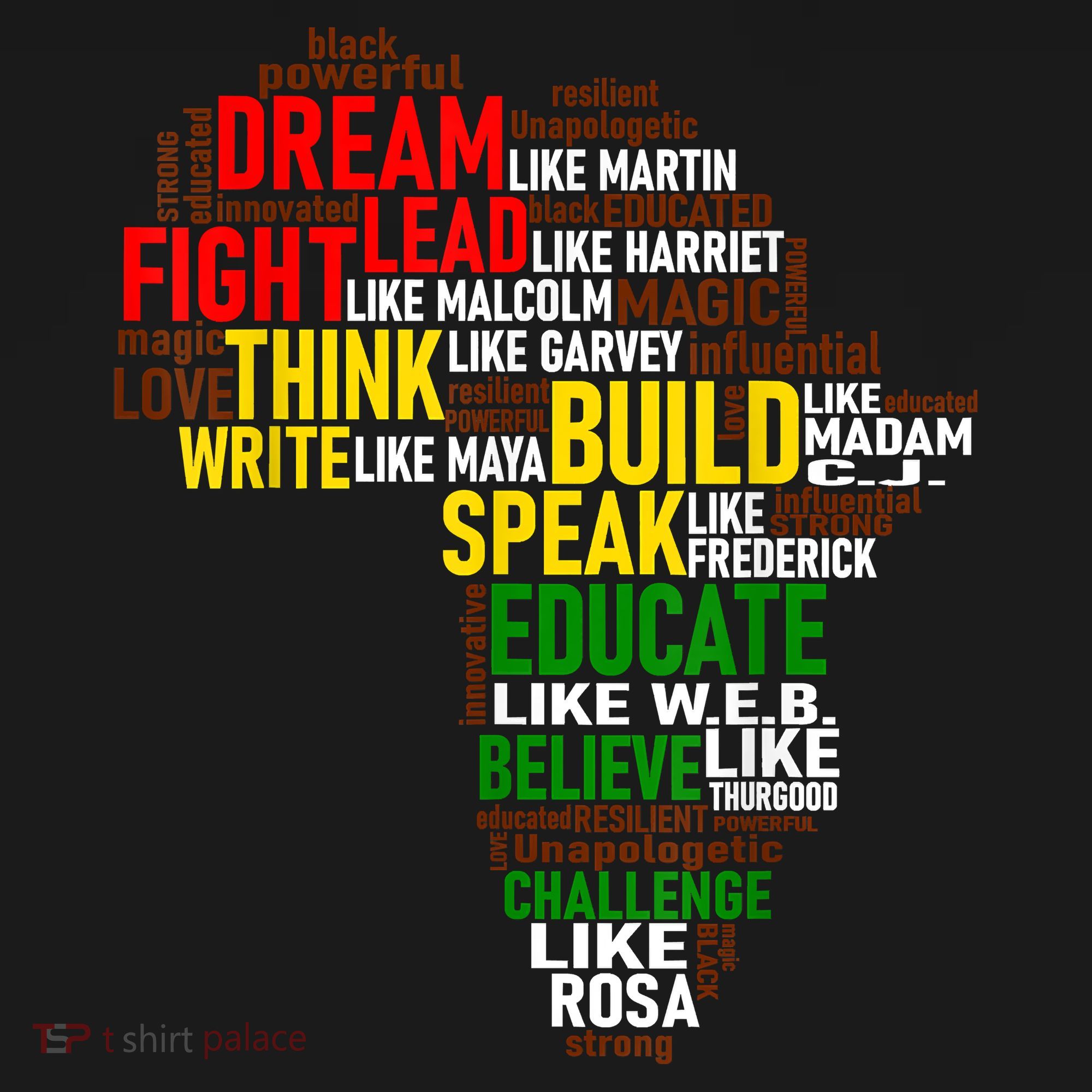 Dream Like Martin Black History Month African Celebration Women's Tank Top