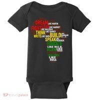 Dream Like Martin Black History Month African Celebration Baby Bodysuit thumb 0