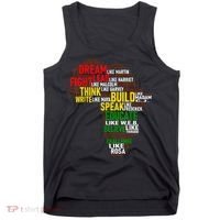 Dream Like Martin Black History Month African Celebration Tank Top thumb 0