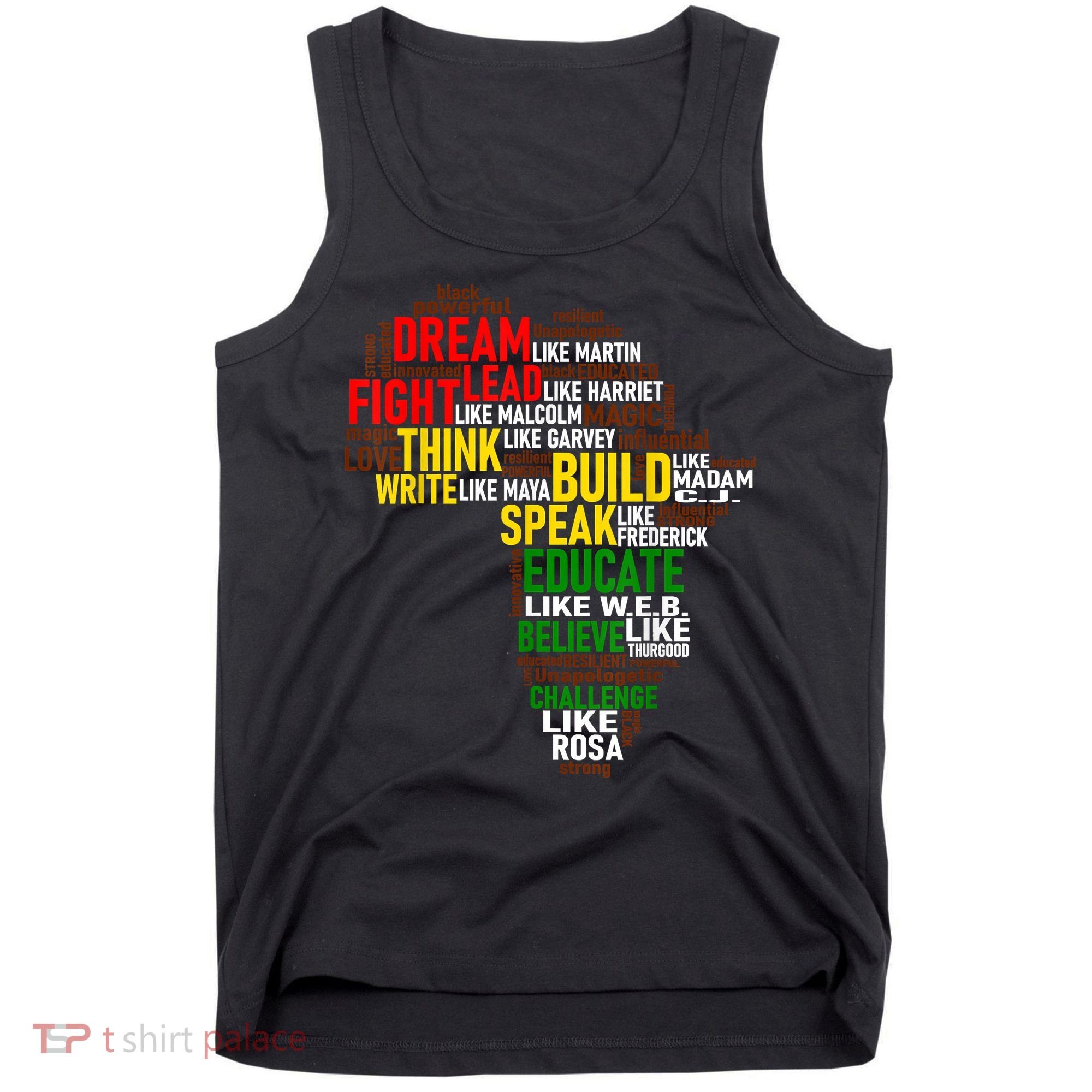 Dream Like Martin Black History Month African Celebration Tank Top