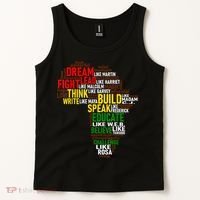 Dream Like Martin Black History Month African Celebration Tank Top thumb 2