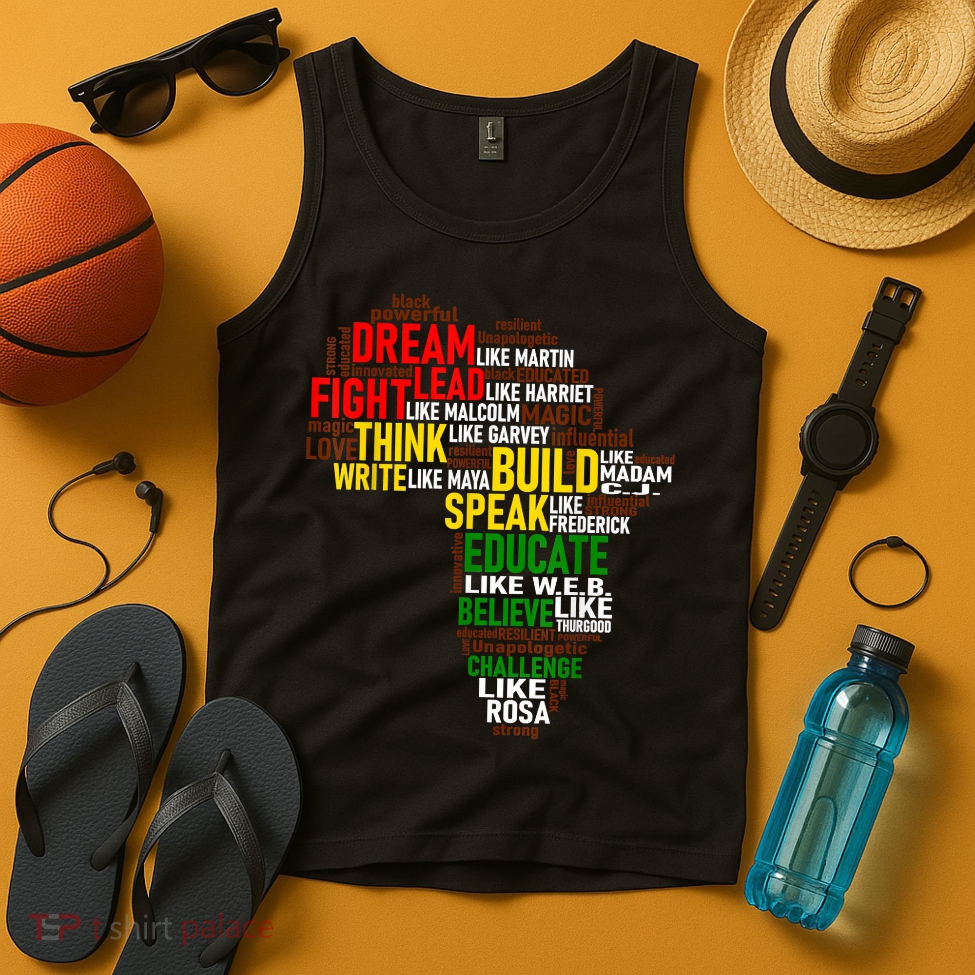 Dream Like Martin Black History Month African Celebration Tank Top