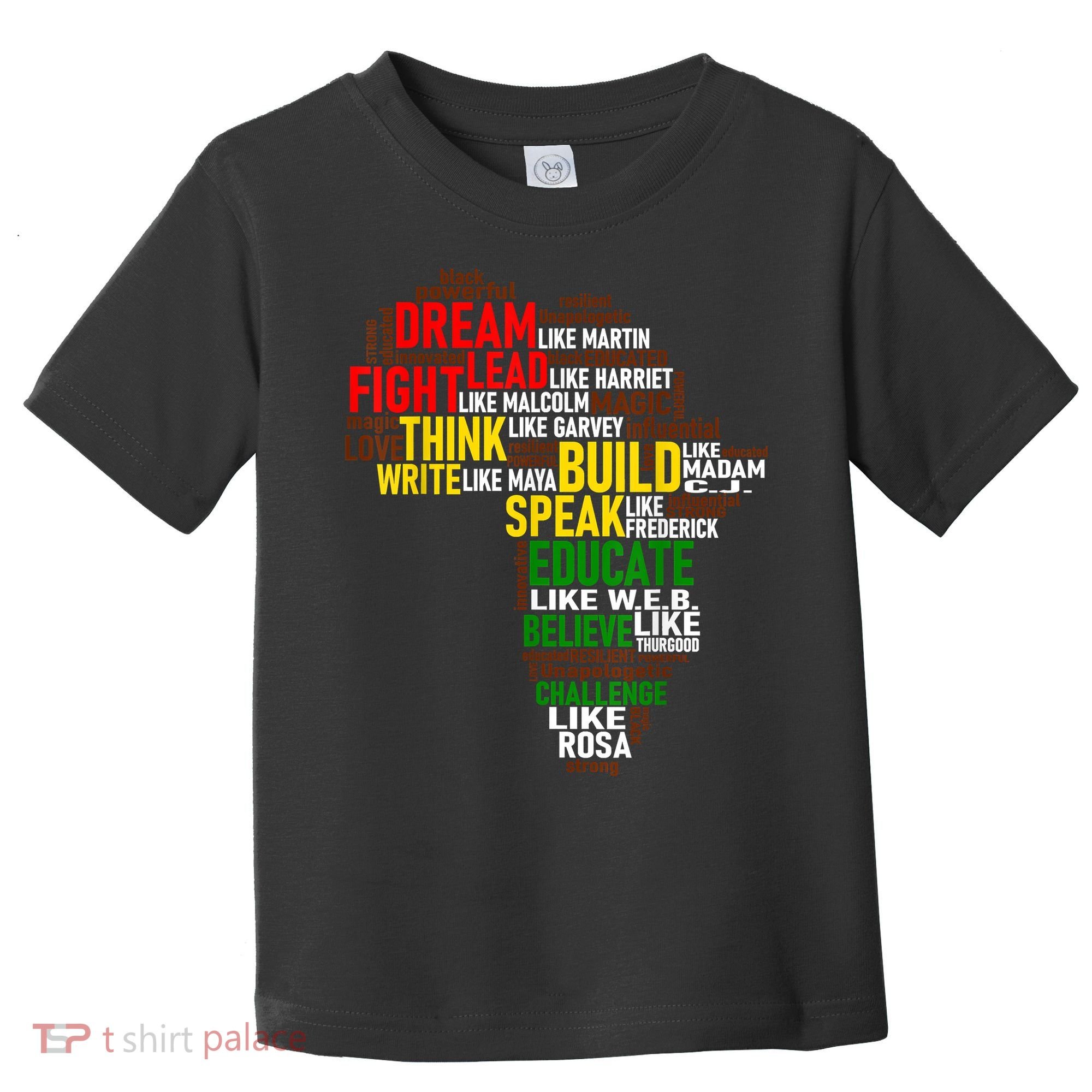 Dream Like Martin Black History Month African Celebration Toddler T-Shirt